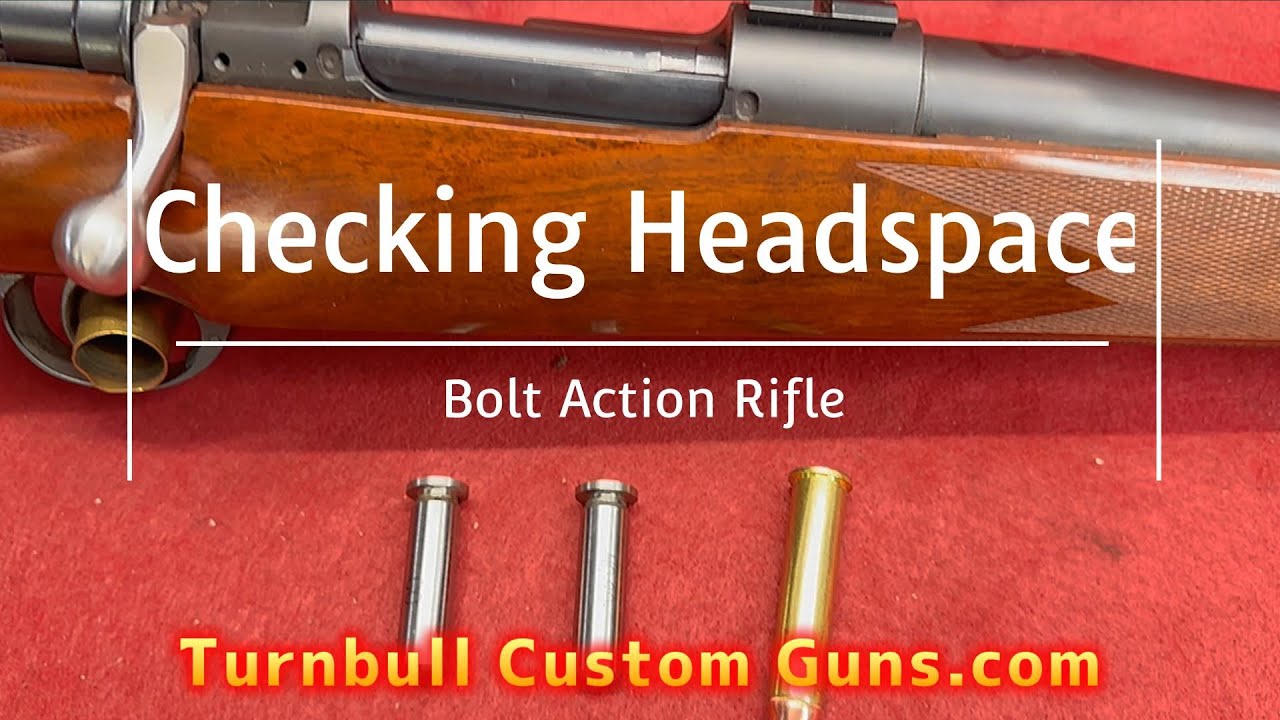 Checking headspace in a bolt action rifle