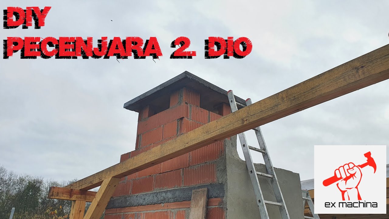 DIY pečenjara 2.dio    /  DIY brick rotisserie 2. part