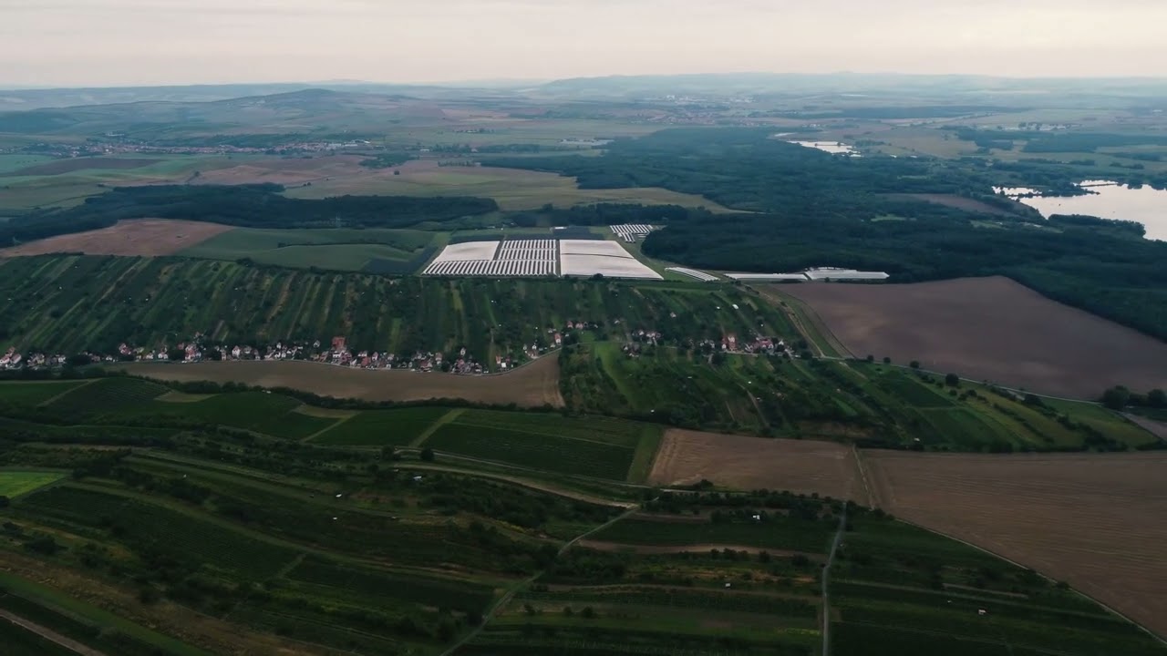Mutěnice 2023 - Južná Morava pano view z obce