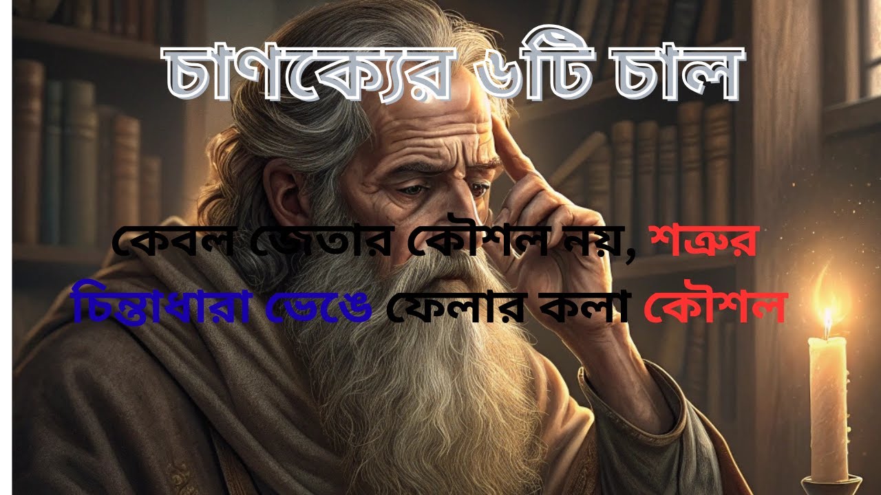 চাণক্যের ৬টি চাল — কেবল জেতার কৌশল নয়, শত্রুর চিন্তাধারা ভেঙে ফেলার কলা কৌশলII##chanakyaneeti