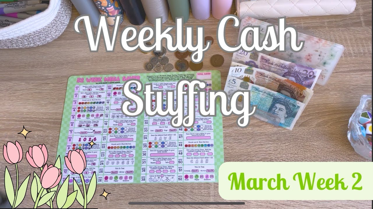 Weekly Cash Stuffing for March Week 2