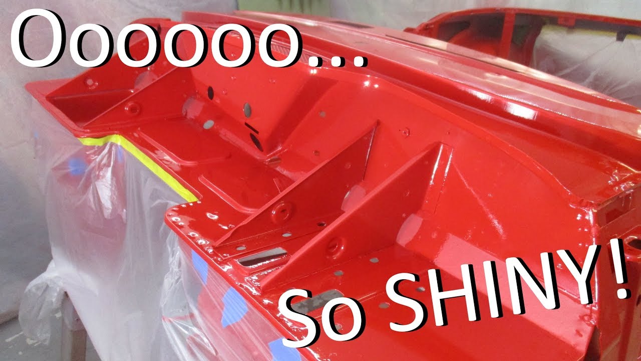 Spraying Base Coat & Clear Coat | Roundtail Restoration