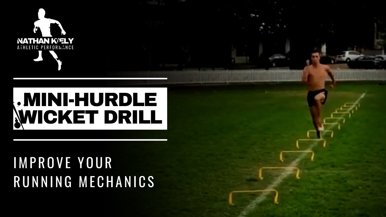 IMPROVE SPRINT MECHANICS | Mini hurdle wicket drill