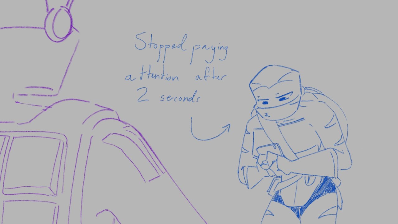Leo has a short attention span || Disaster Twins Animatic || ROTTMNT