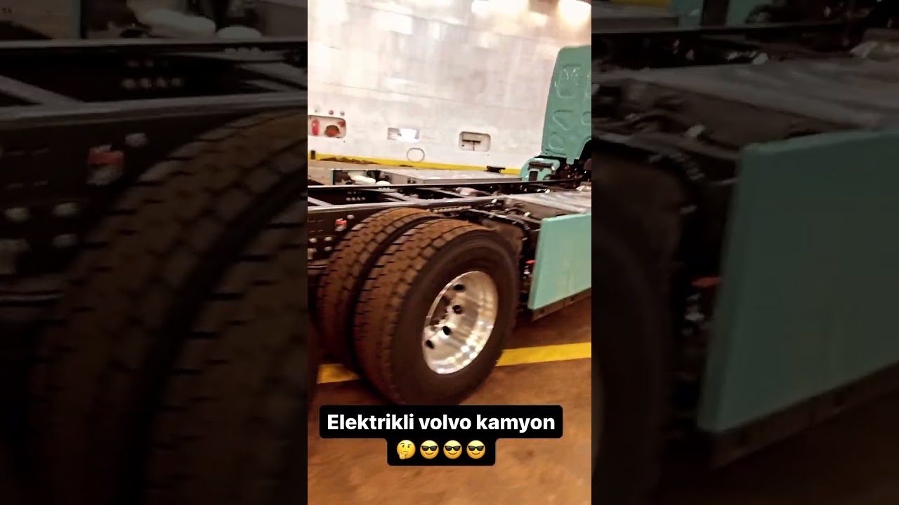 Elektrikli volvo kamyon