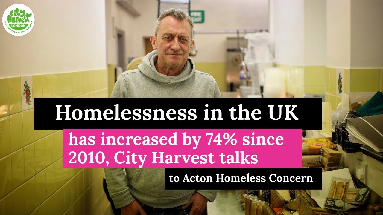#homelessness in the UK has increased by 74% since 2010