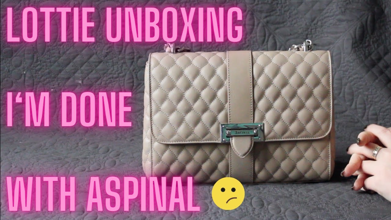 Aspinal of London Lottie Large Taupe - Unboxing, first thoughts and customer experience story time 😭