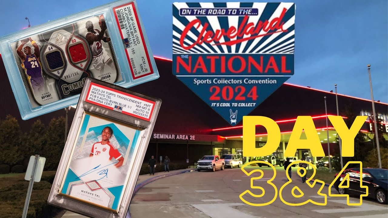Biggest Card Show - Nationals 2024 - VLOG Day 3 & 4 mit PushDich & Nissiripz