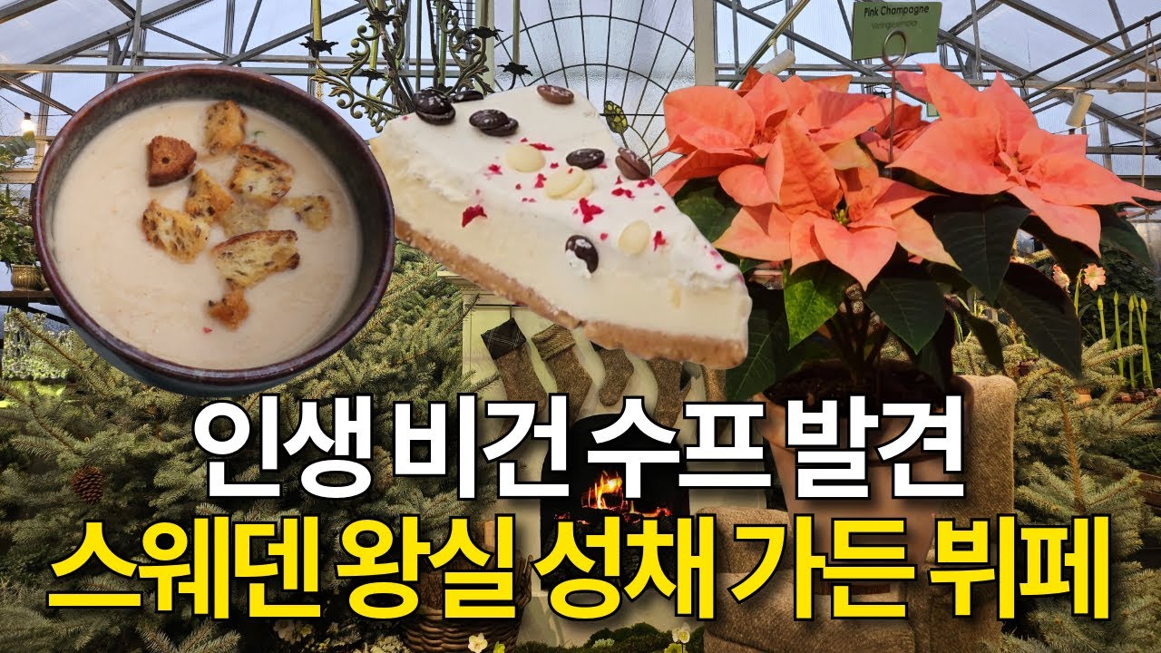 비 오는 날의 완벽한 점심 | 울릭스달 성 가든에서 즐기는 따뜻한 비건 수프와 빵