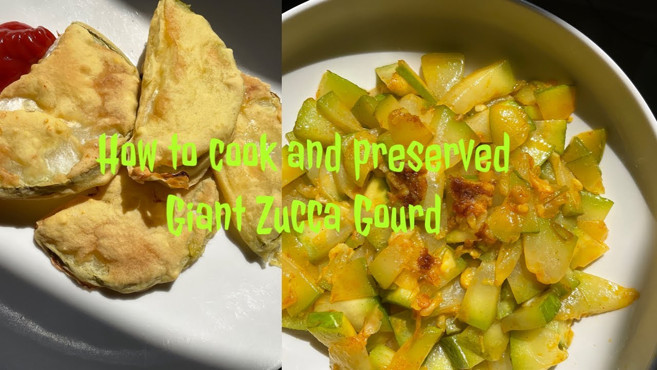 How to harvest, cook and preserve Giant Zucca Gourd