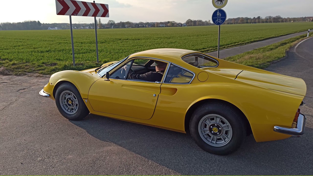 Dino 246 GT showcase and  POV onboard drive.
