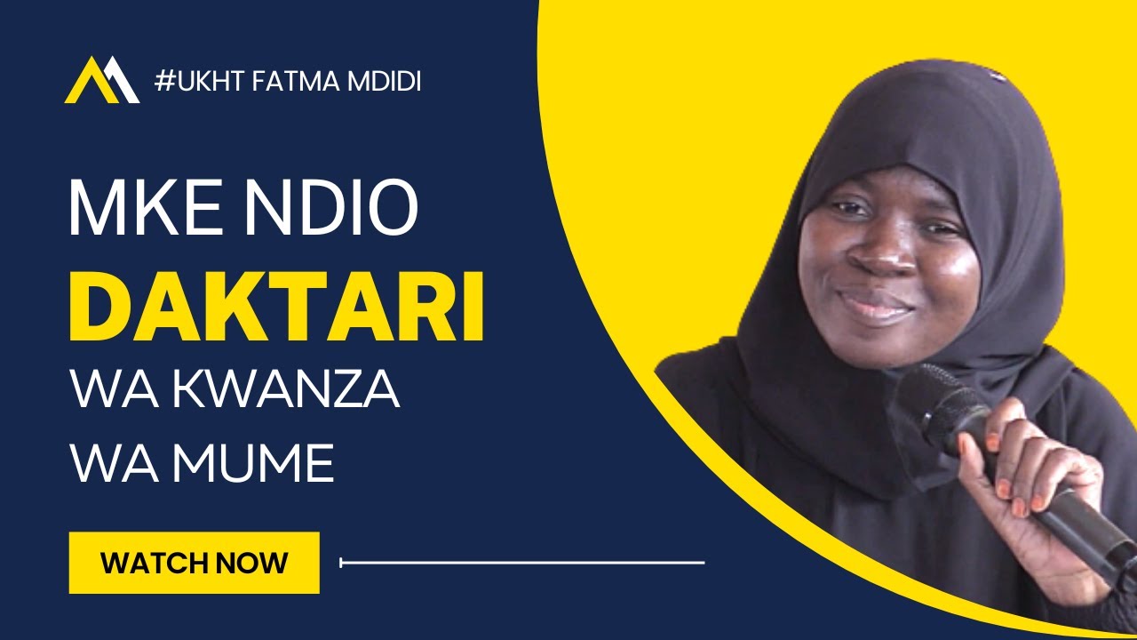 Mke ndio Daktari namba moja wa Mume