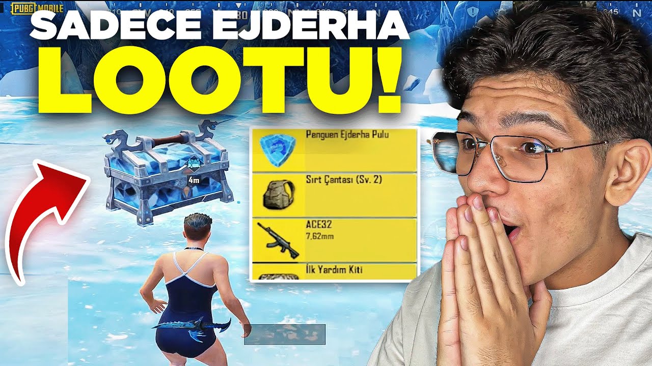 SADECE EJDERHA LOOTU İLE OYNAMAK! - PUBG MOBİLE
