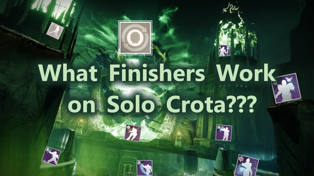 [Semi-Patched] Solo Crota, what finishers work???