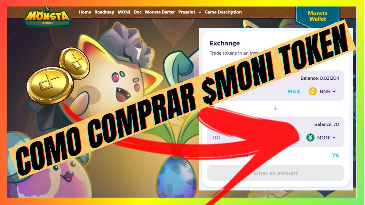 COMO COMPRAR MONSTA INFINITE TOKEN - COMO COMPRAR $MONI TOKEN