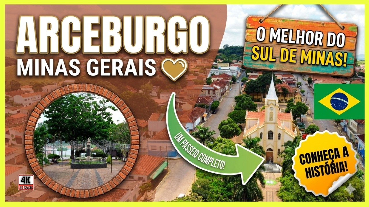 Arceburgo Minas Gerais famosa por sua festa de S&atilde;o Jo&atilde;o (4k)