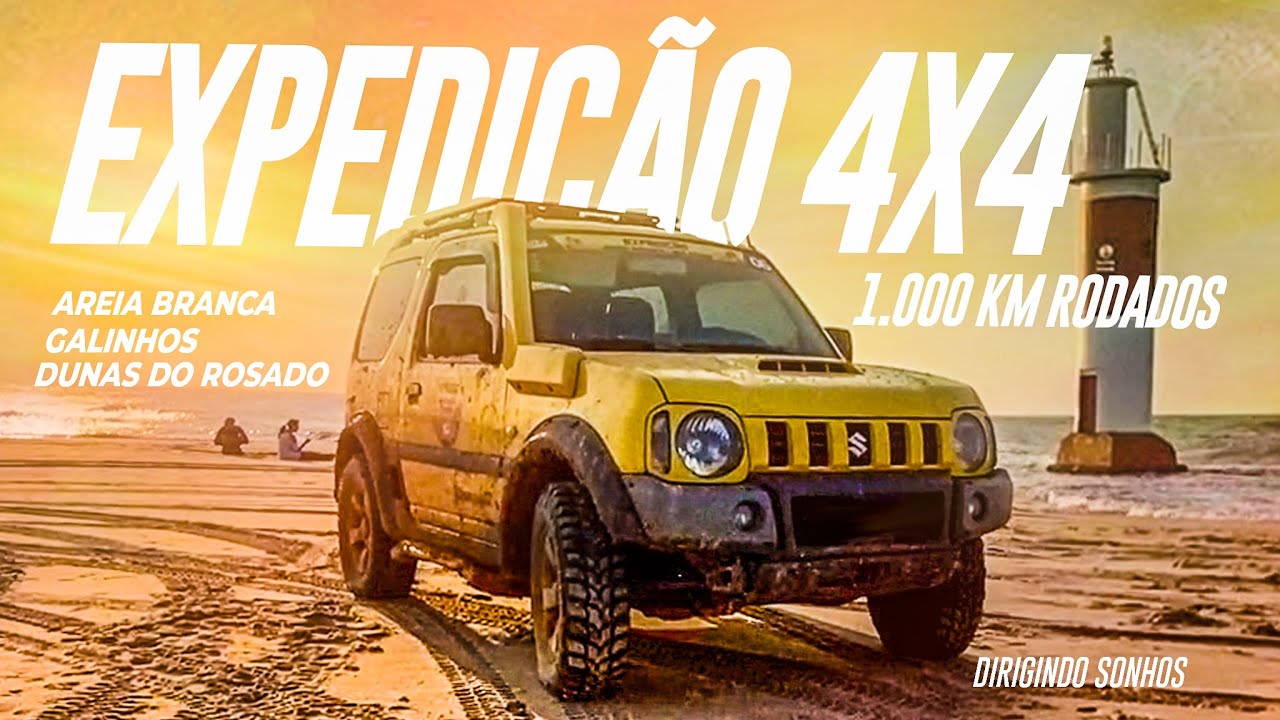 Expedição de Suzuki Jimny 4Sport 4x4! Areia Branca, Farol de Galinhos, Dunas do Rosado...