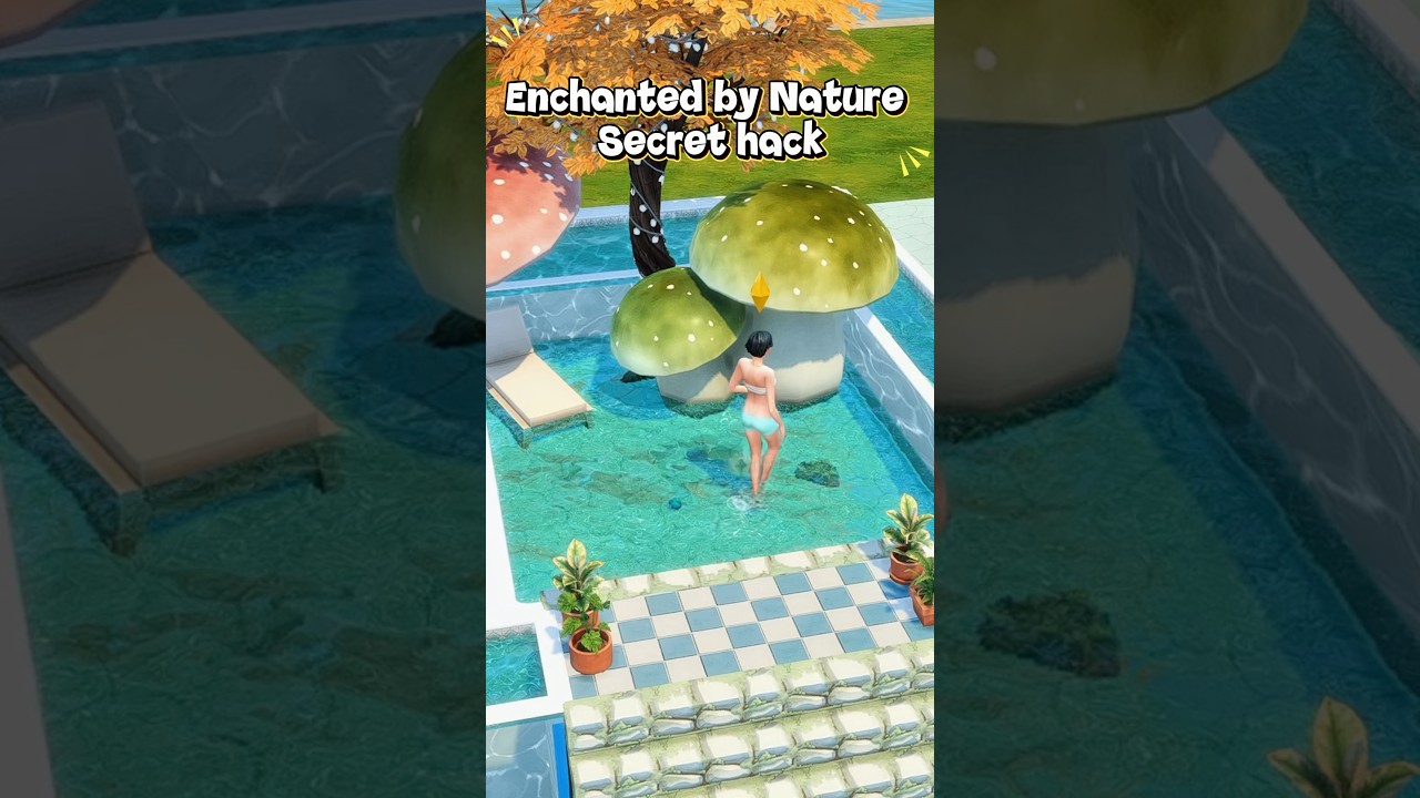 Sims 4 Enchanted by Nature (Secret Build Hacks No One Knows) #enchantedbynature