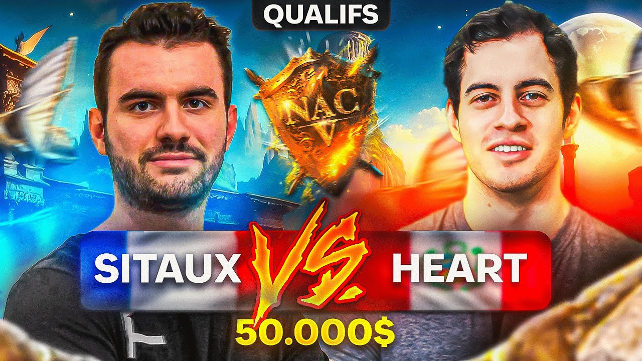 $50.000 - NAC V - SITAUX vs HEART - Match pour le Main Event