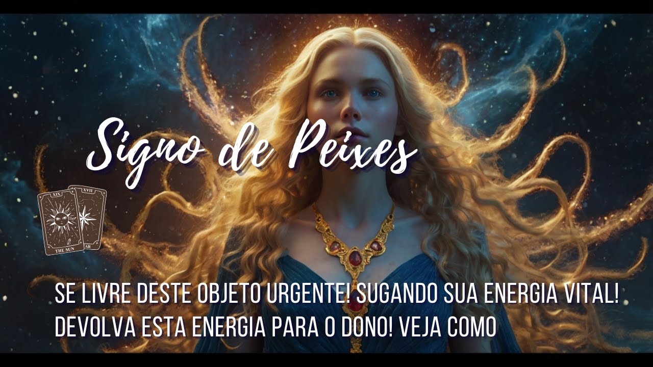 Peixes Março ‐ Você tem um objeto amaldiçoado. Um presente que recebeu. Ele suga sua energia vital!