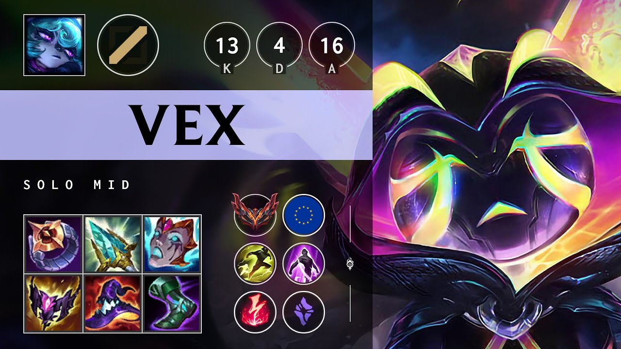 Vex Mid vs Ahri - EUW Grandmaster Patch 25.07