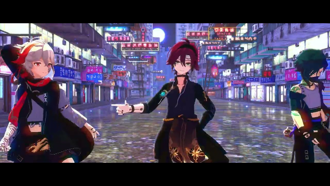 【Genshin impact MMD】U.S.A.(5wirl(浮疯系列）+Cyno/Tighnari)