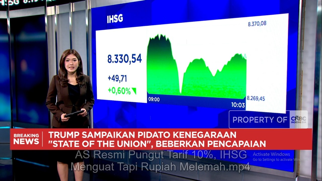 AS Resmi Pungut Tarif 10%, IHSG Menguat Tapi Rupiah Melemah