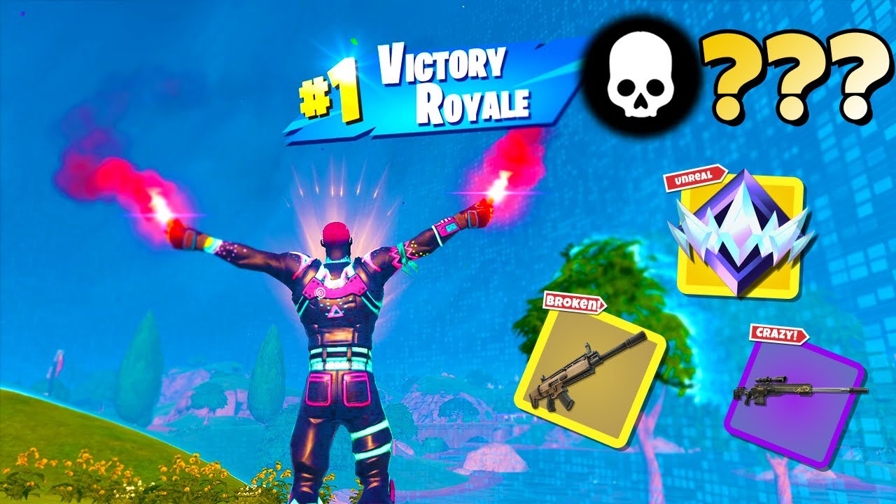 High Elimination Unreal Ranked Solo Win Gameplay (Fortnite Chapter 5 Zero Builds)