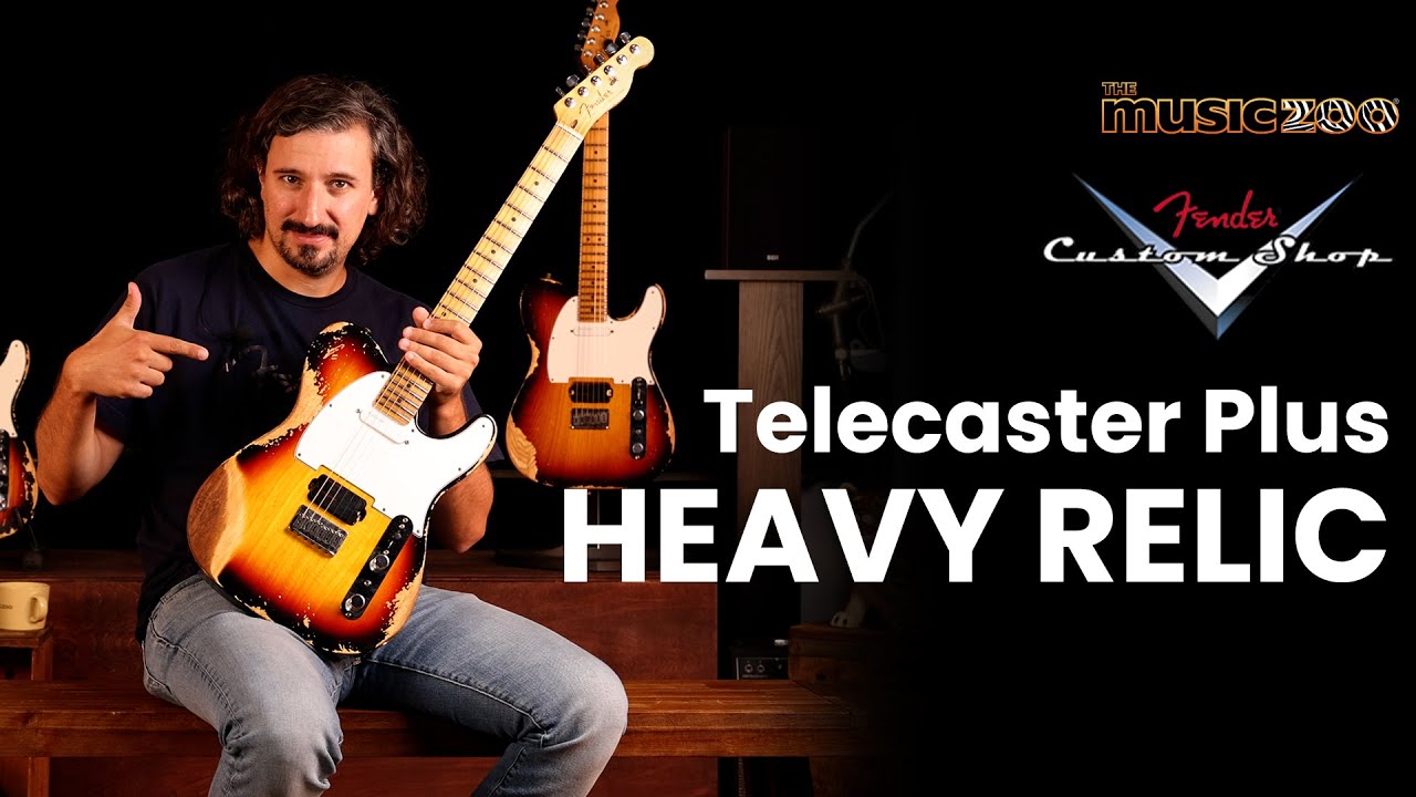 90-е возвращаются! Fender Custom Shop Telecaster Plus Heavy Relics в The Music Zoo!