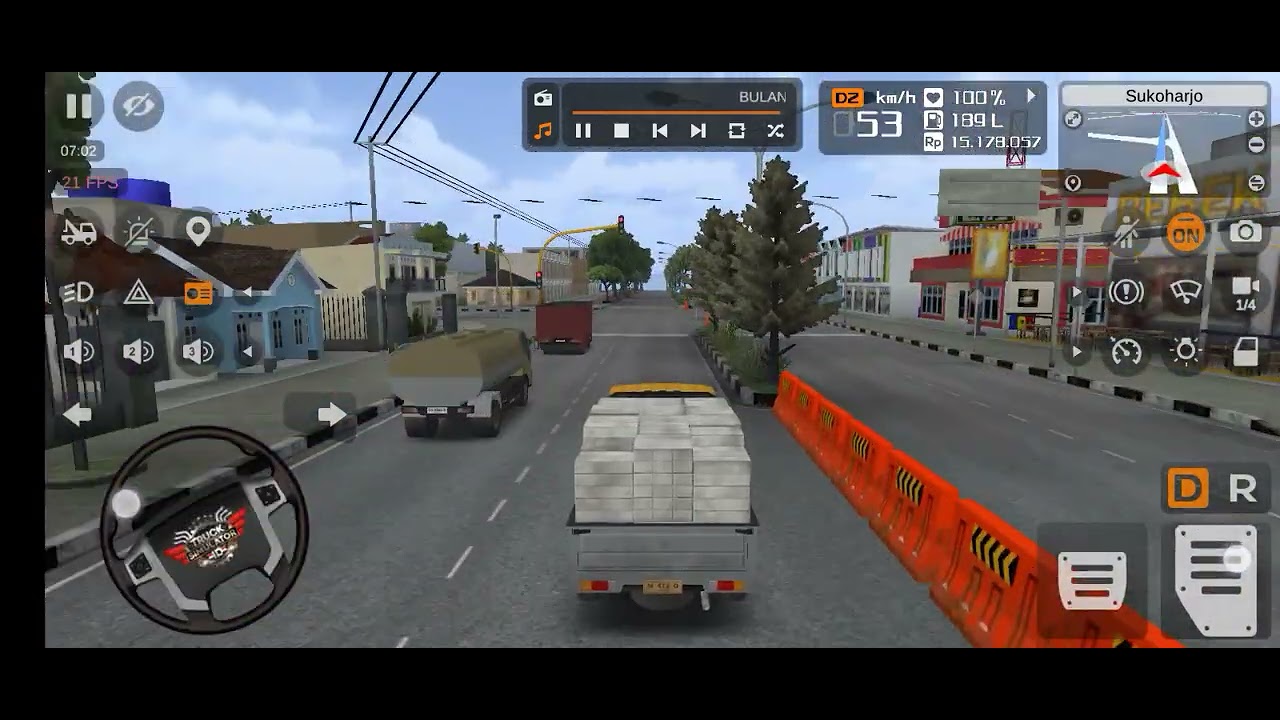 TRUCK SIMULATOR INDONESIA WONOGIRI SUKOHARJO AMBIL PABRIK (DRAWING) #trucksimulatoruitimate 