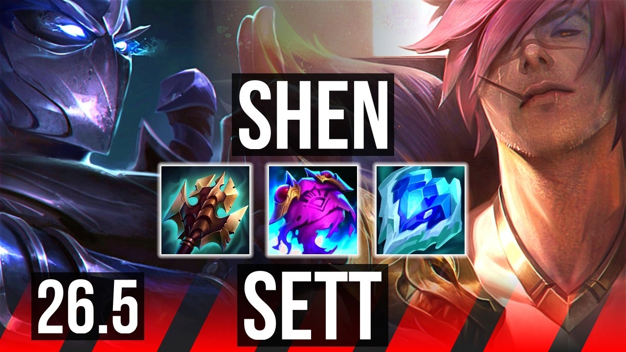 SHEN vs SETT (TOP) | 38K damage | EUNE Grandmaster | 26.5