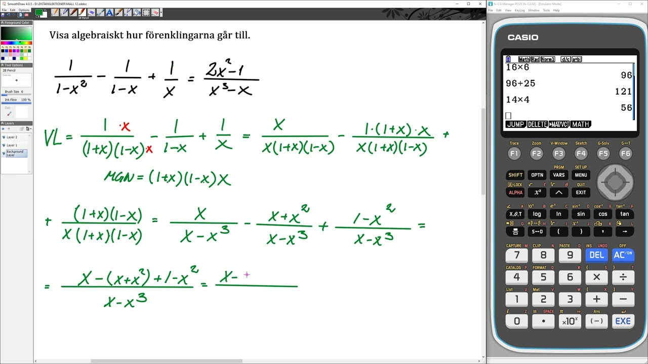 Matematik 5000+ 3bc Uppgift 1358 b för reviderad ämnesplan 2021 v3