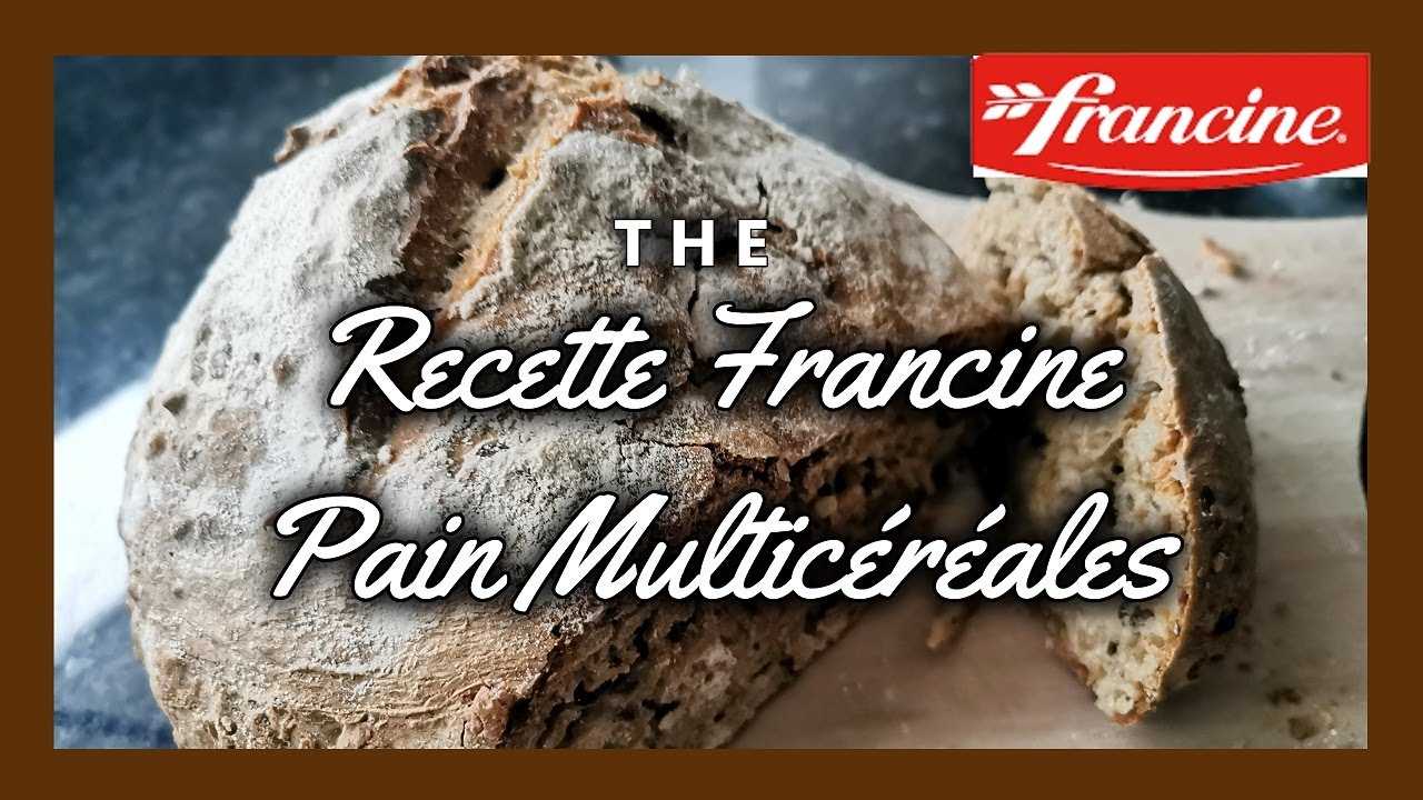 Pain multicéréales et sa croûte dorée | Recette Facile Francine | Pain fait à la main