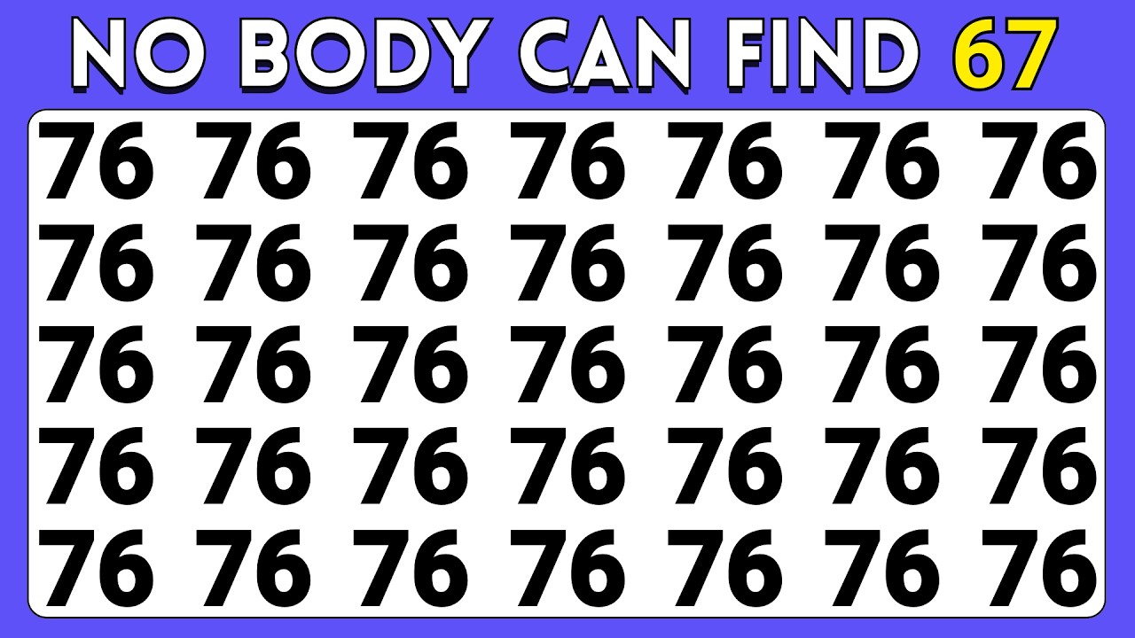 Find The Odd Number And Letter Editions 👀 | Quiz Crown