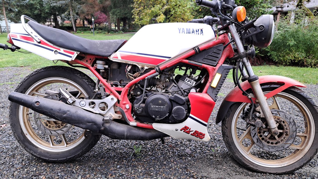 1985 Yamaha RZ350 Barn Find, Rescue and Price Paid