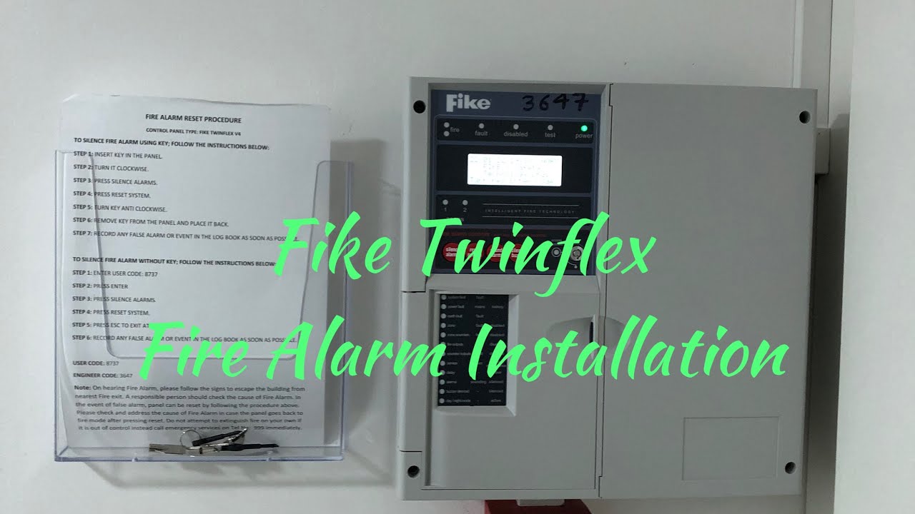 Fike Twinflex Fire Alarm Installation in a HMO dwelling #electrical #firedetection #norwood