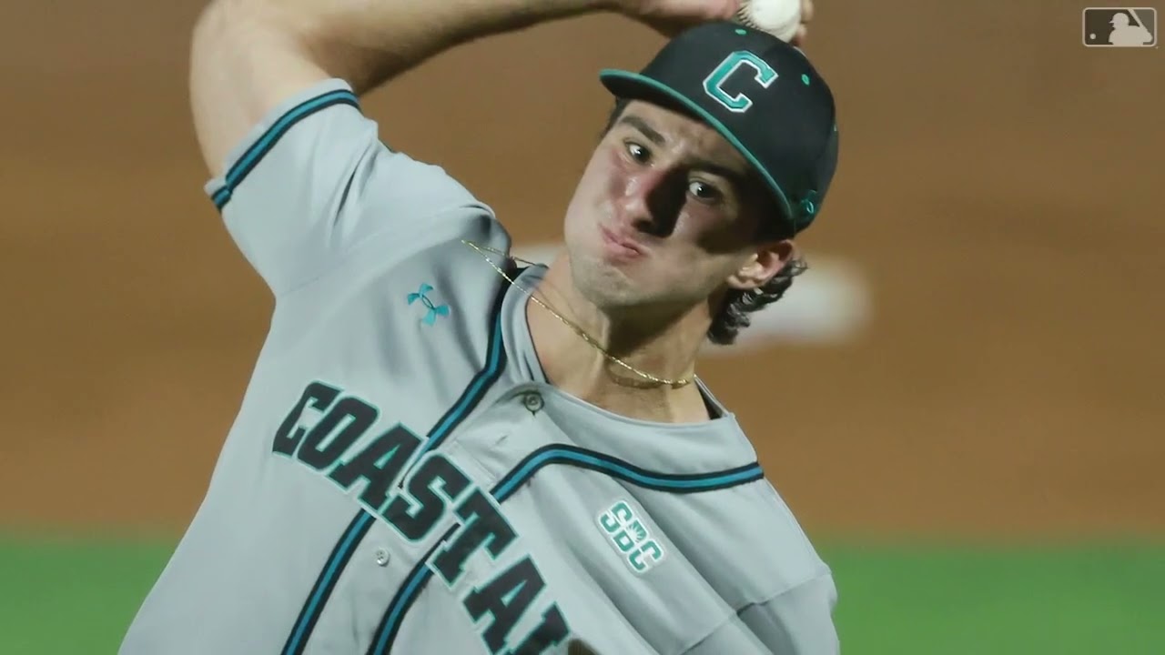 Предварительный обзор драфта MLB 2026 года: Кэмерон Флюки, питчер, Coastal Carolina.