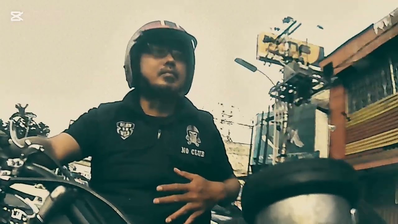 City Ride - Old Motorcycle - Semarang, Central Java - Indonesia