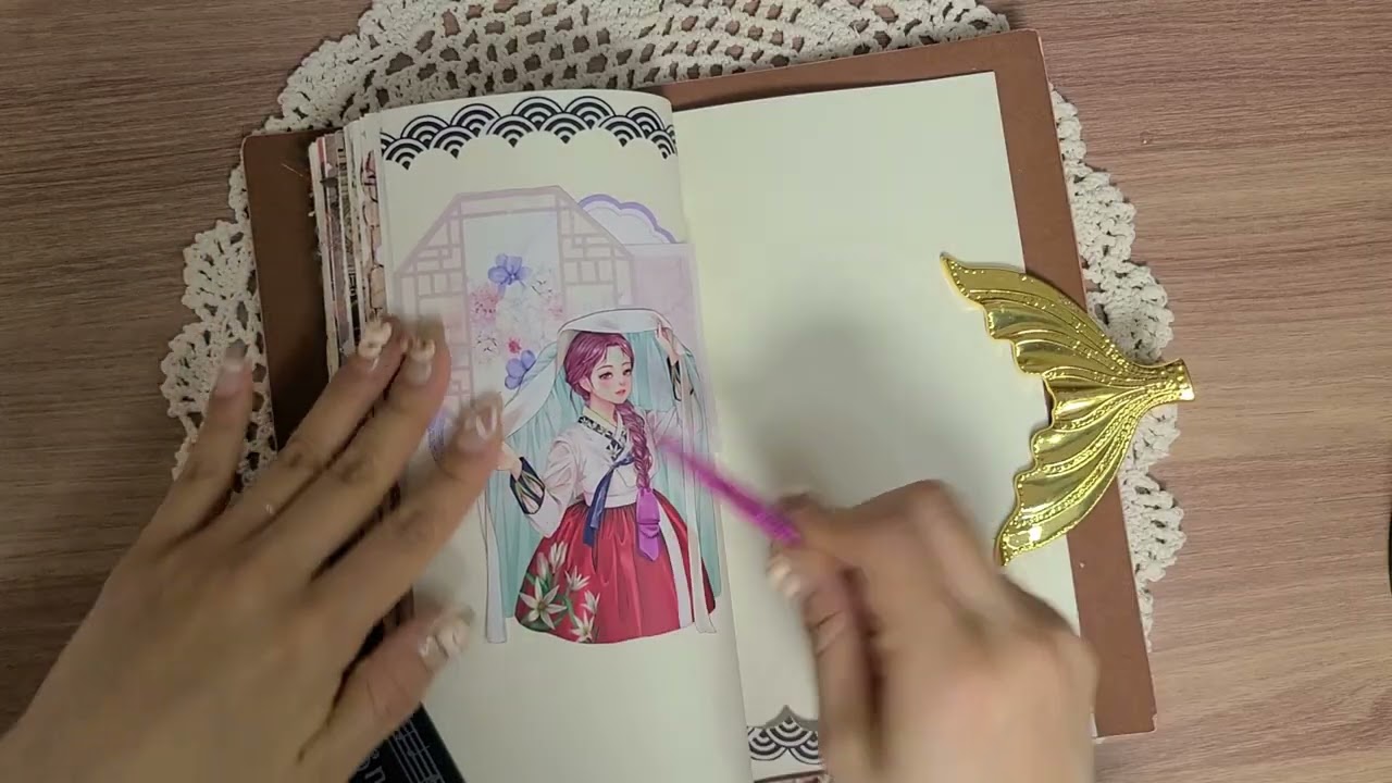 새해다꾸인데..이제 많이 밀린...🤣|ASMR|빈티지다꾸|감성다꾸|동양다꾸|healingtime|junkjournal|journalwithme|scrapbooking|