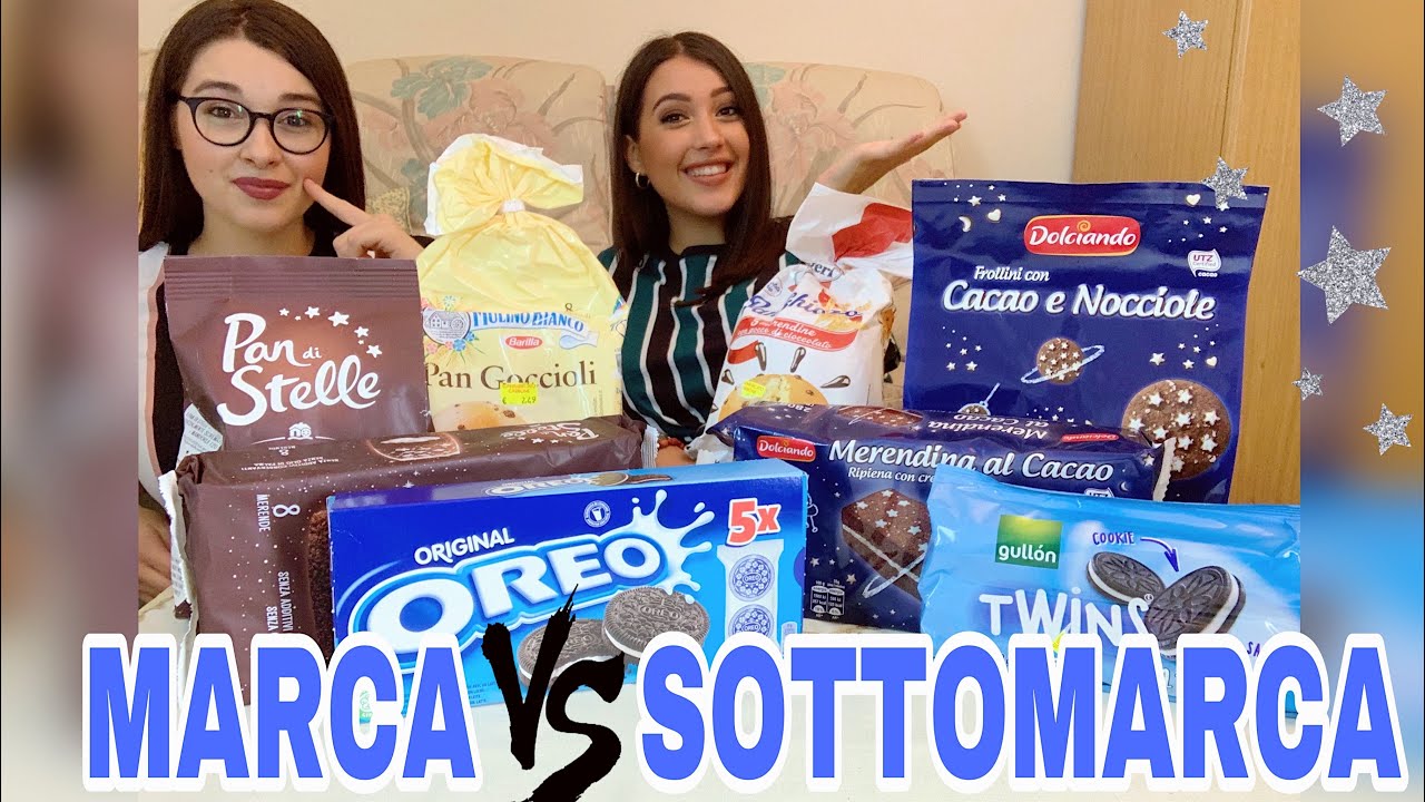 CHALLENGE MARCA VS SOTTOMARCA DA BENDATE 🍪🍫| QUAL É L’ORIGINALE ? | VIDEO EPICO 😂| GA|