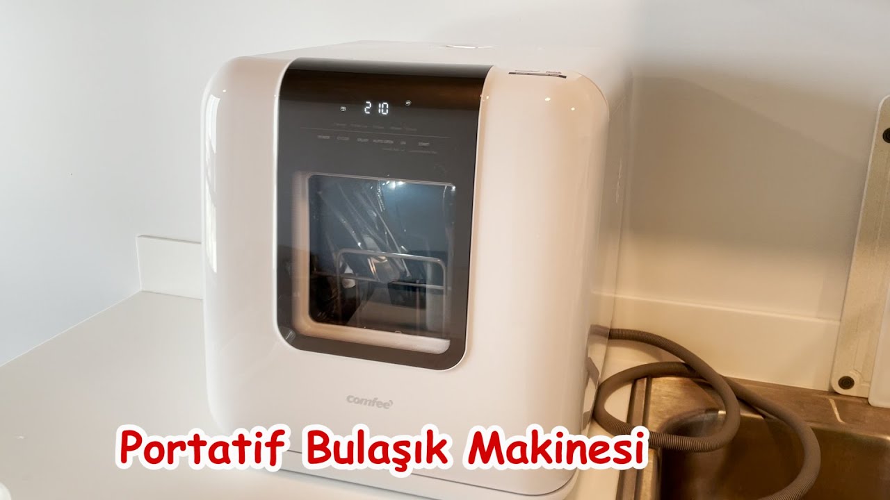 TAŞINABİLİR BULAŞIK MAKİNESİ  İLE BULAŞIKLARINIZI İSTEDİĞİNİZ HER YERDE YIKAYIN! (Comfee CDC17P2AWW)