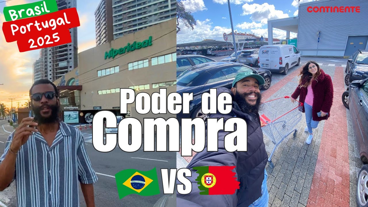PODER DE COMPRA: Brasil vs Portugal 🇧🇷🇵🇹 2025 &mdash; O Que D&aacute; Pra Comprar?