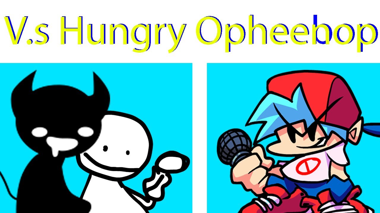 Friday Night Funkin - V.s Hungry Opheebop FULL WEEK + Bonus song (FNF Mod/Hard) (SSN mod/BoB mod)
