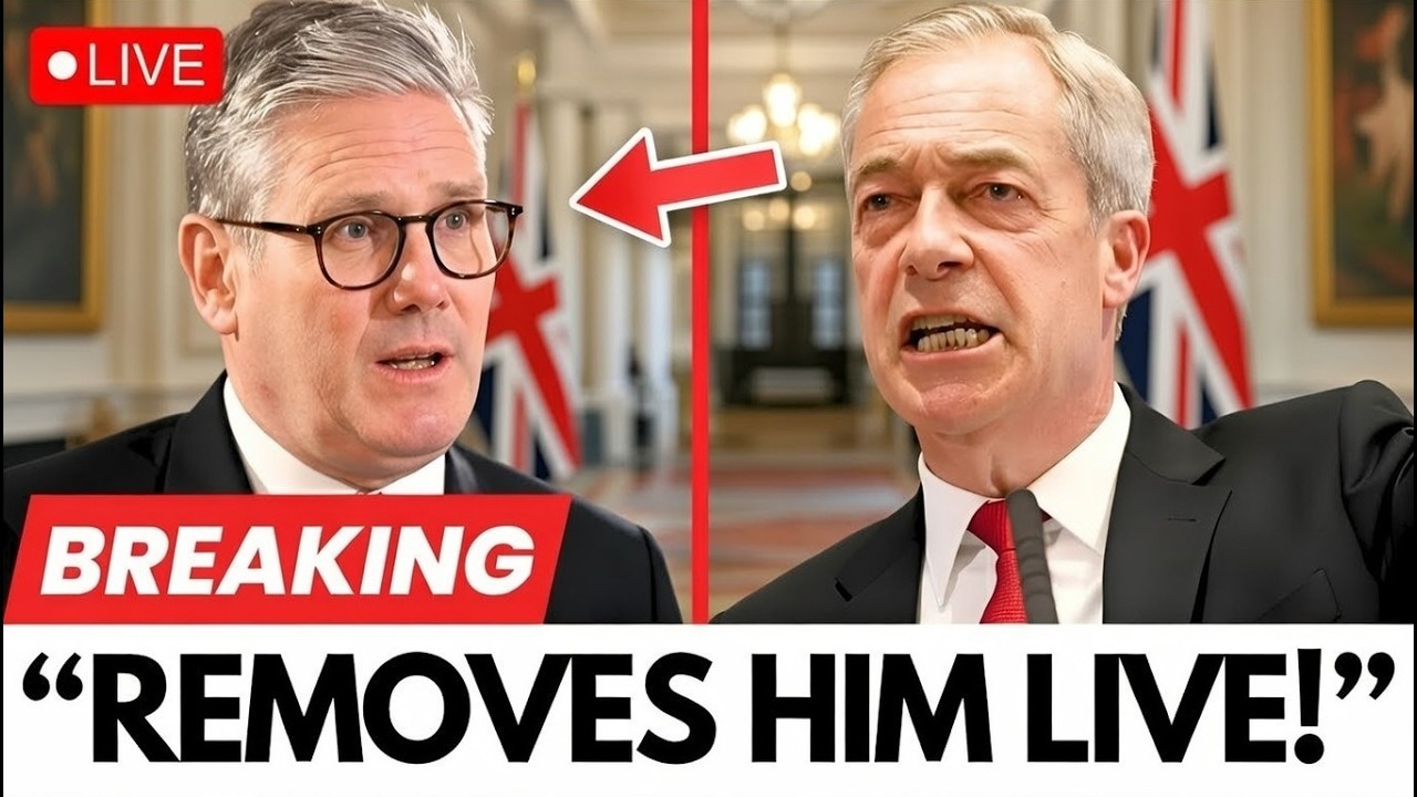 3 MIN AGO: Nigel REMOVES Starmer LIVE in Parliament — UK Politics in CHAOS!