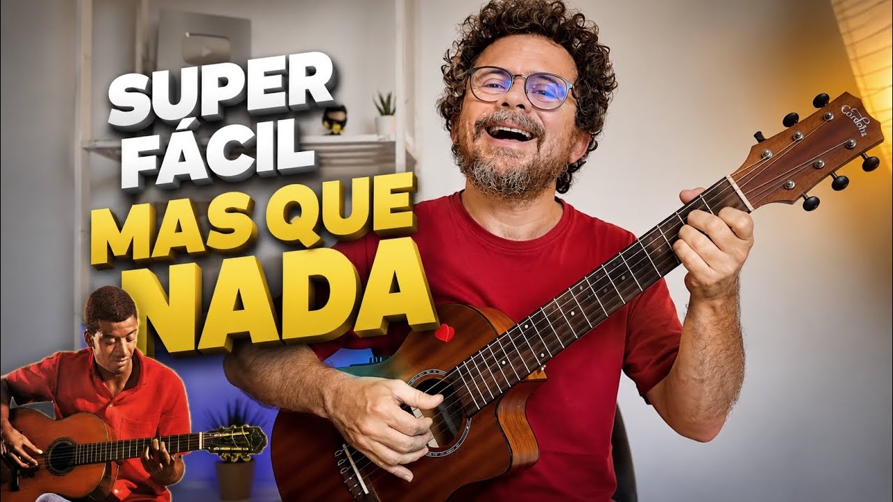 Aprenda a tocar MAS QUE NADA no VIOL&Atilde;O - Modo F&aacute;cil 