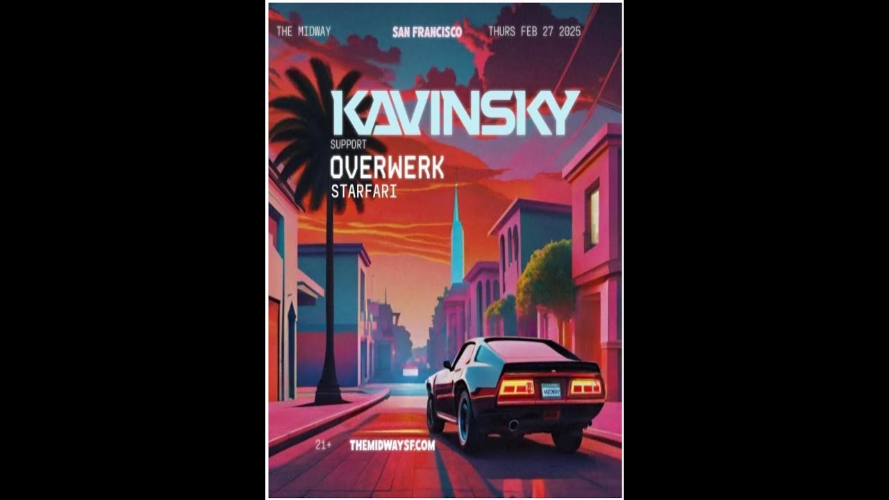 Kavinsky FULL SHOW LIVE @ The Midway 2025