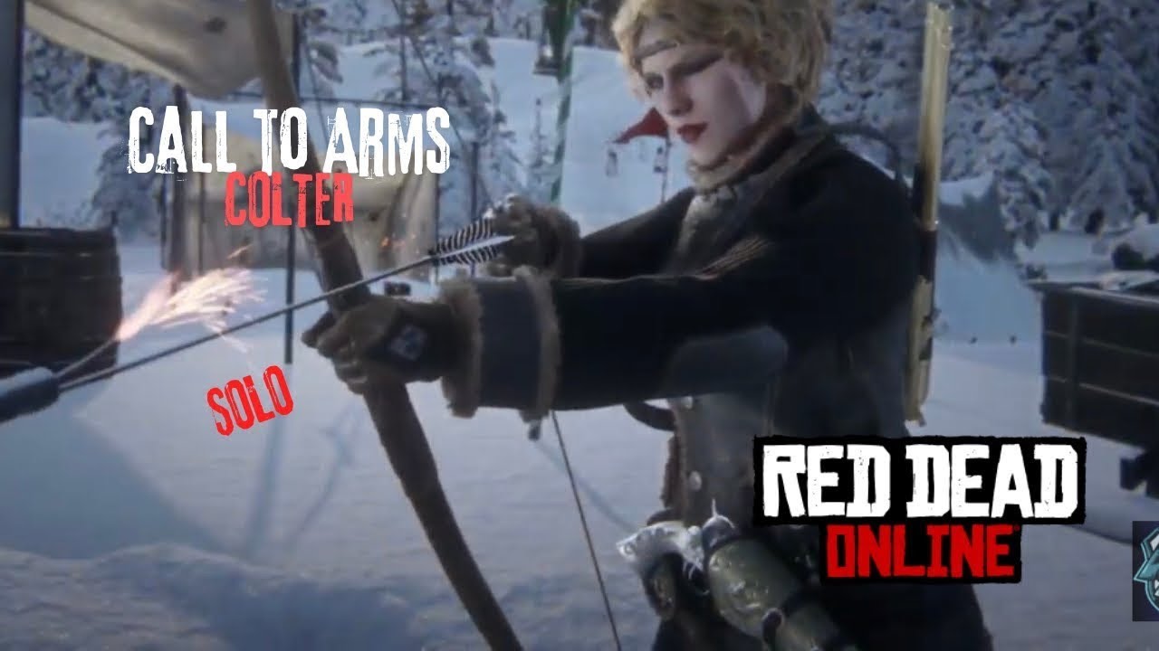 Red Dead Online Winter CTA Colter Solo and drunk