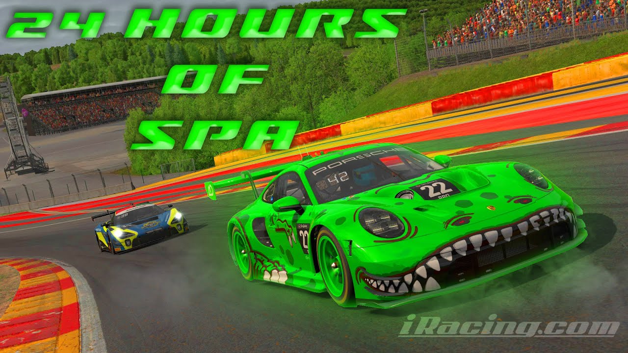 Моя первая СУТОЧНАЯ ГОНКА! 24 часа Спа | iRacing