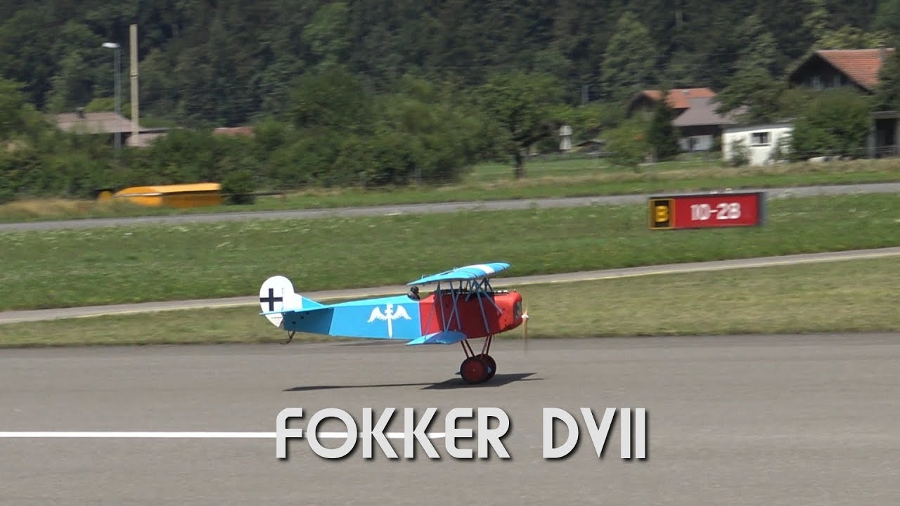 Fokker DVII FAI F4 World Championship Meiringen 2018