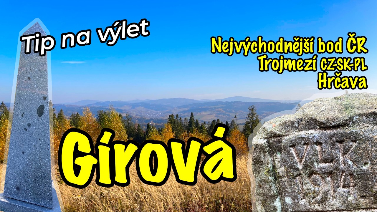 Trojmezí, nejvýchodnější bod ČR a Gírová (17 km) | tip na výlet | #Beskydy